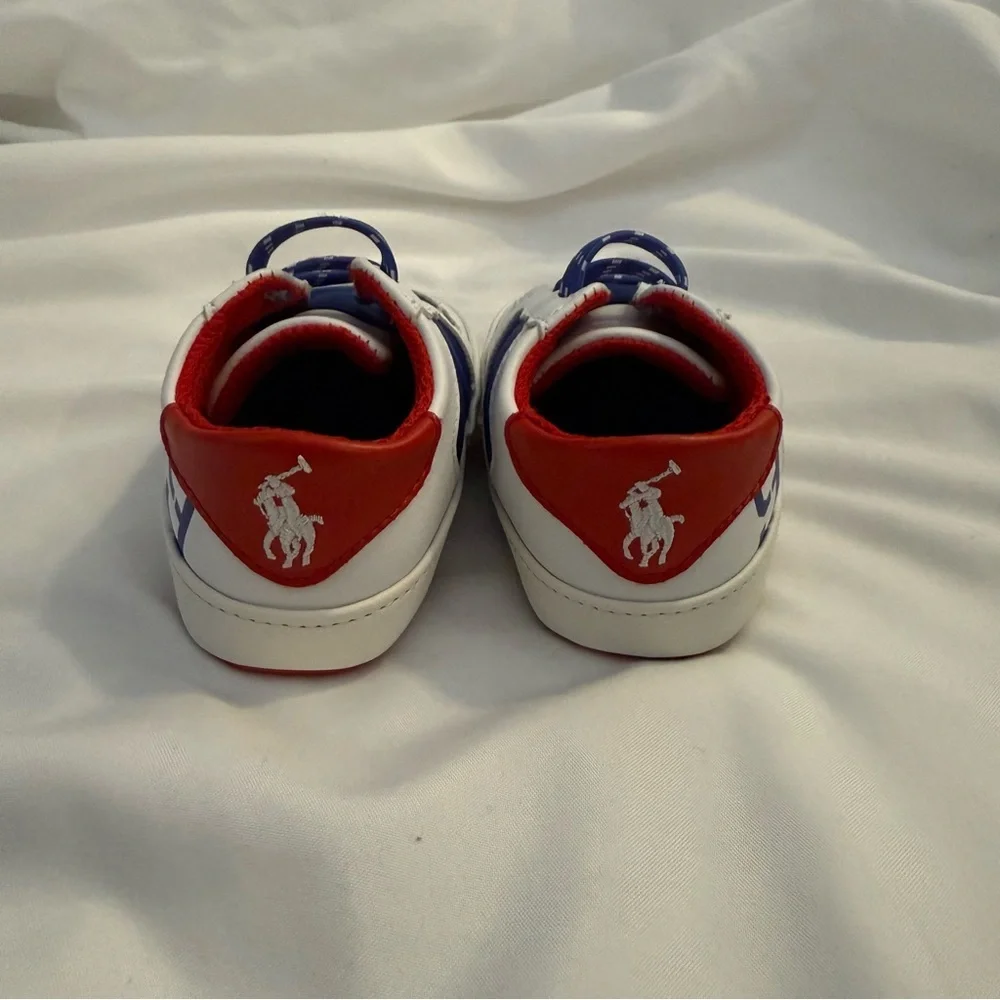 NWOT Polo Ralph Lauren Jessup Flag Crib Shoes